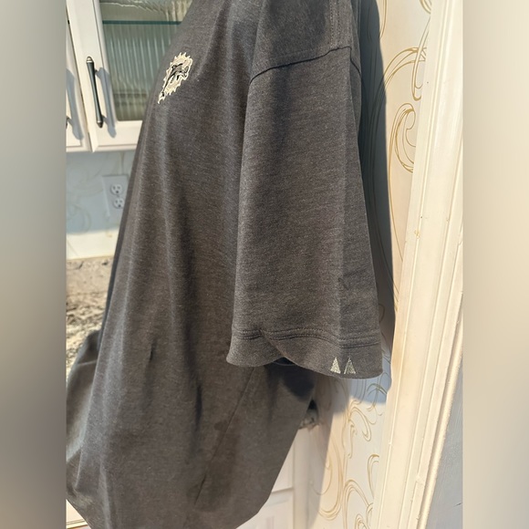 Miami Dolphins NFL New w/Tags Embroidered Shimmer Threads on Heathered Grey - Picture 3 of 10